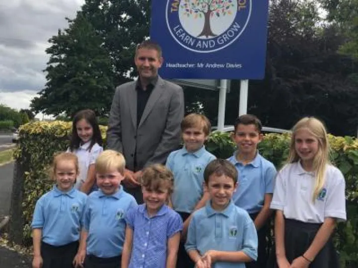 Tarvin School sign