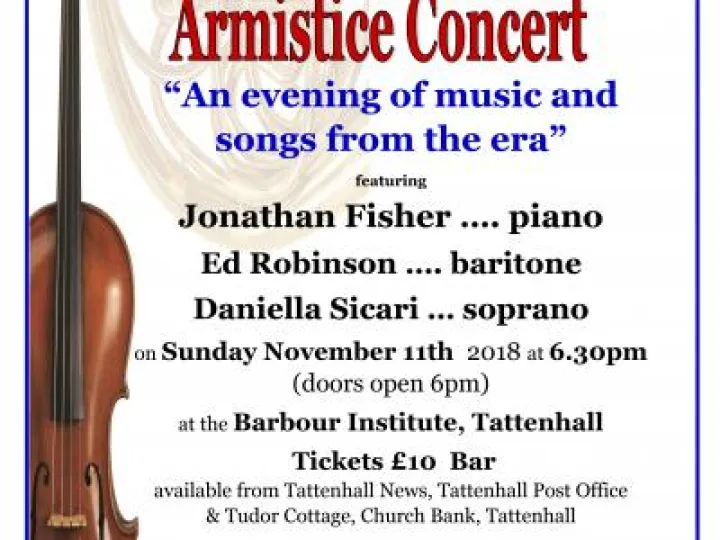 Tms Armistice Concert Poster