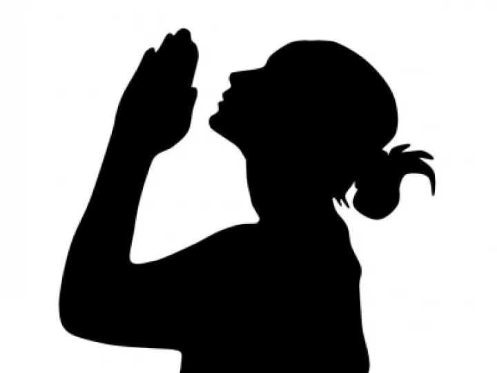 Woman praying