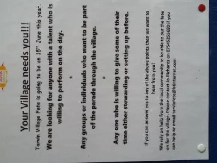 Tarvin Fete request for Help 20190527_121936