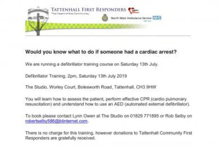 Defibrillator Training