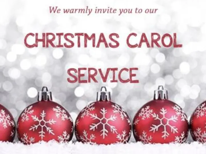 Carol Service invite