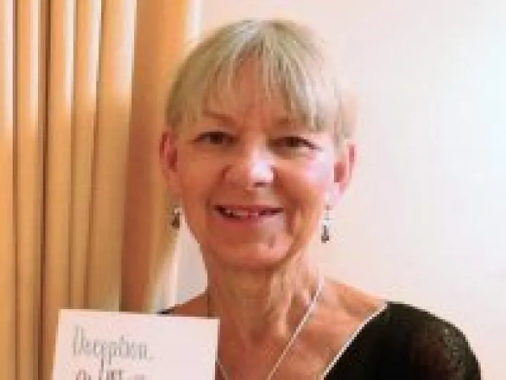 Jennie Rake with Book