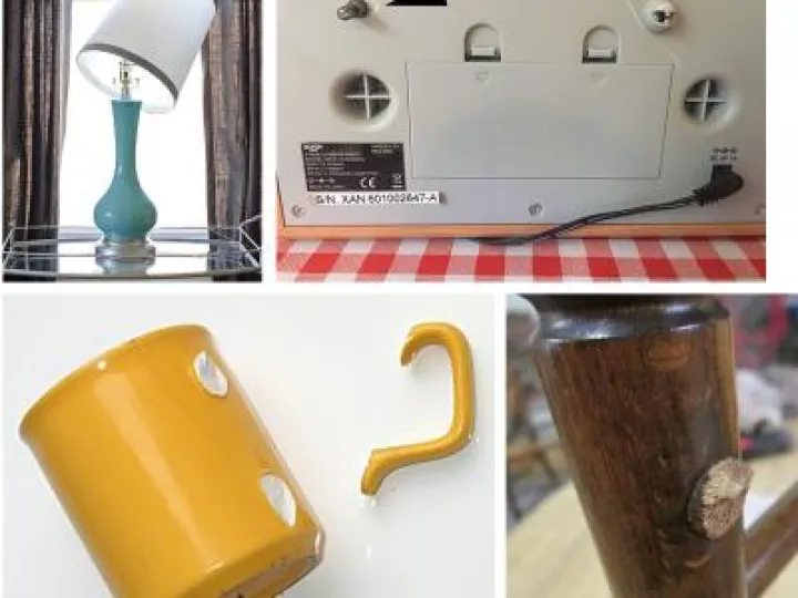 Broken Items Collage