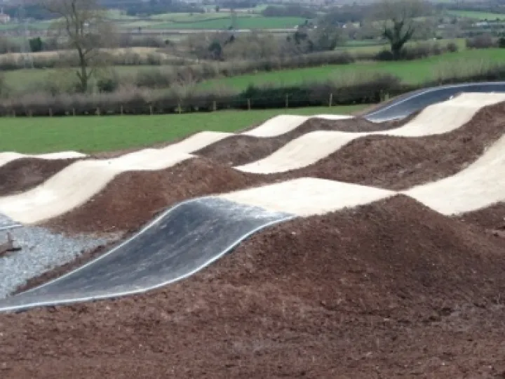 Standon Bowers Pump Track rollers