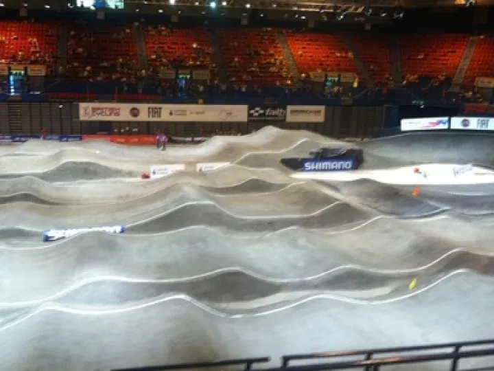 Birmingham SX track side view