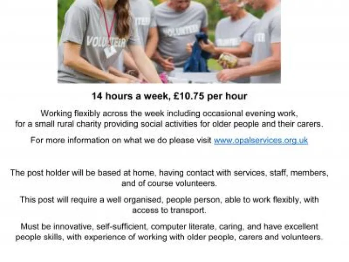 Advert Volunteer Coordinator Jan 20