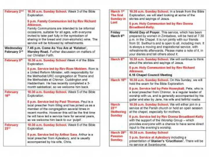 Swanbourne Chapel Newssheet Jan – Mar 2020_Page_2