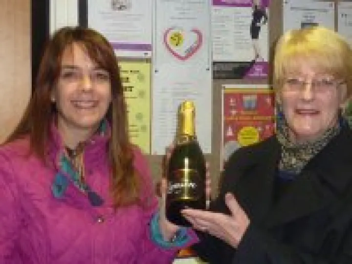 Winner of Community Centre Facebook Page Raffle