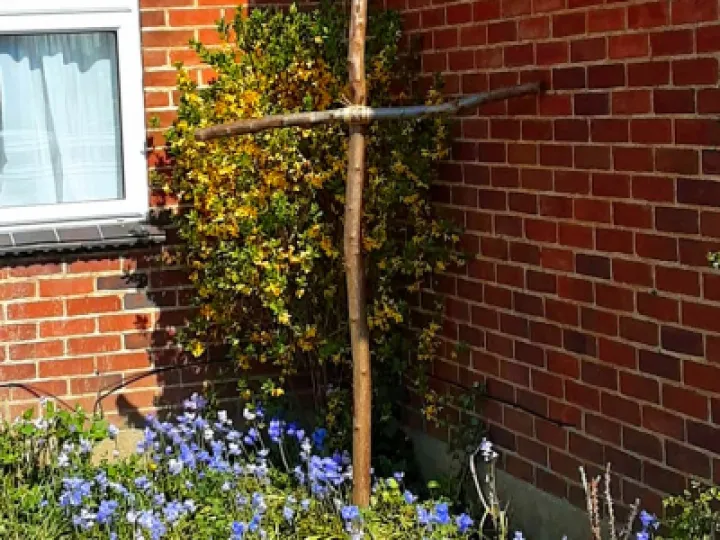 Debbie &ndash; Good Friday Cross &ndash; Labelled