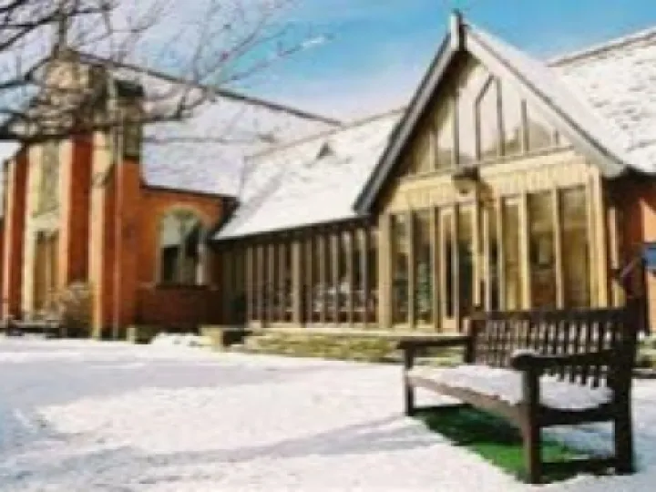 St Davids in the snow