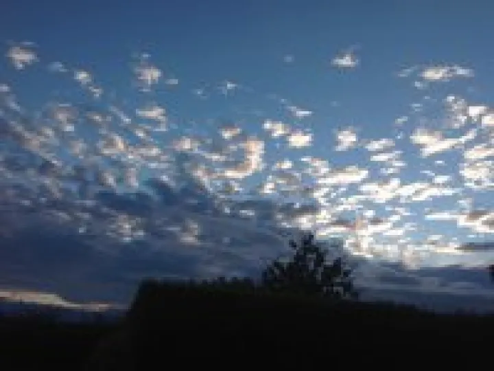 Audlem sky 9th August 2015