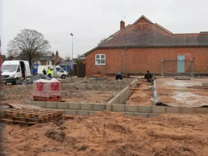 More New footings for the Annexe Jan 2017