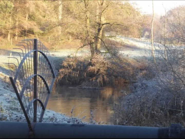 Hankelow Mill in Winter