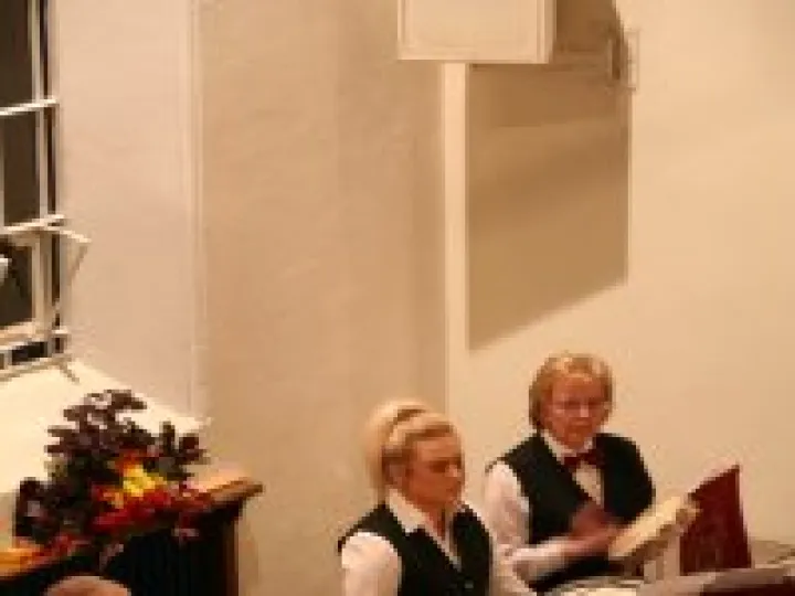 Percussion working hard