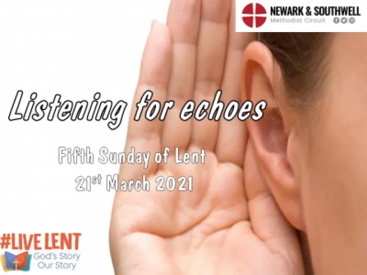 Listening for echoes – large