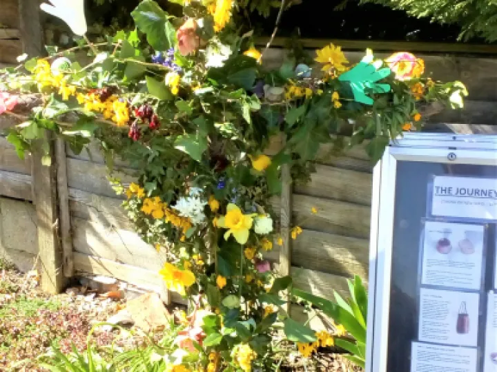 Easter 2021 Decorated cross