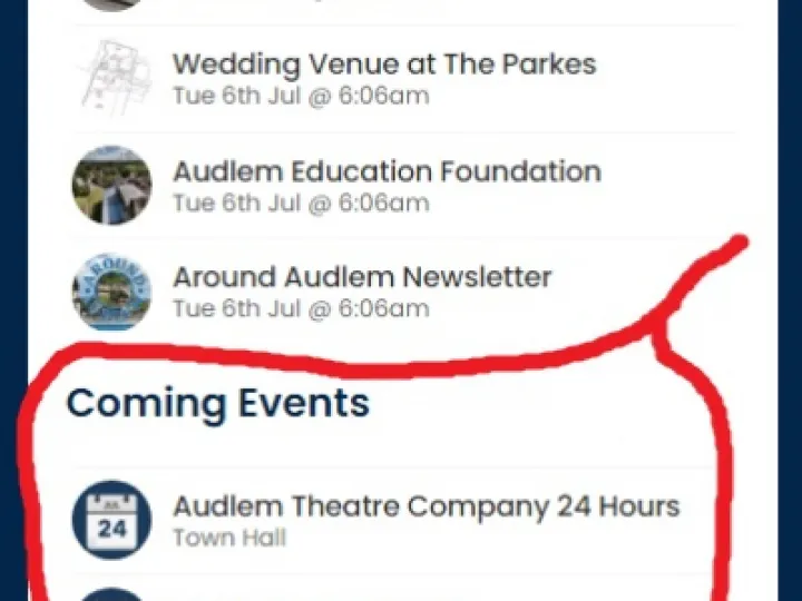 coming events