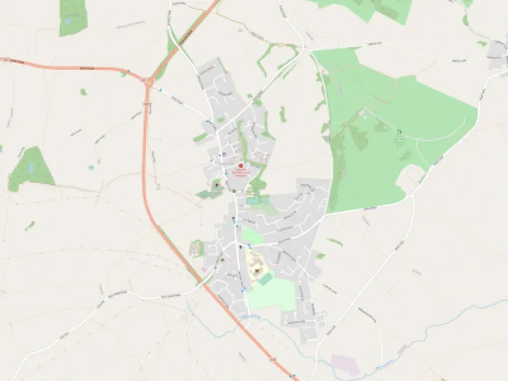 Map showing the location of Tarporley Village
