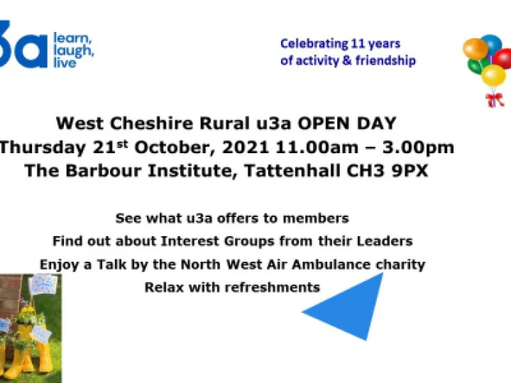West Cheshire Rural U3A Poster (2)