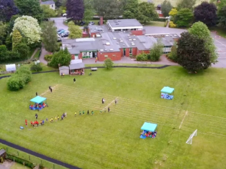 school from the air