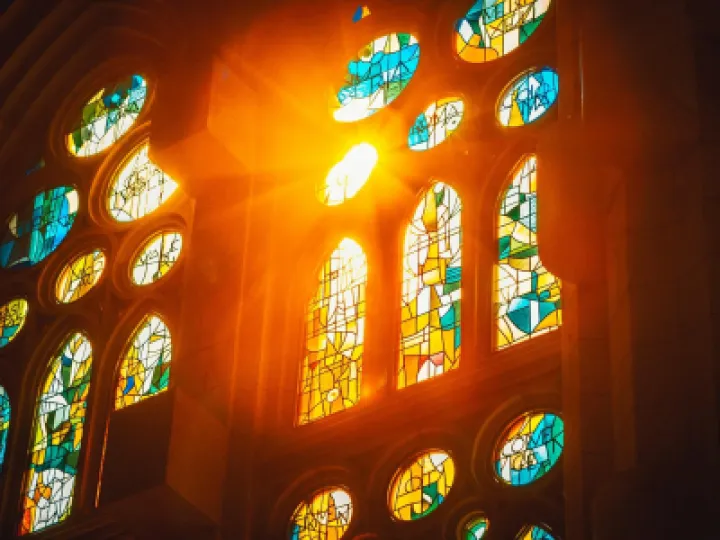 stained glass window