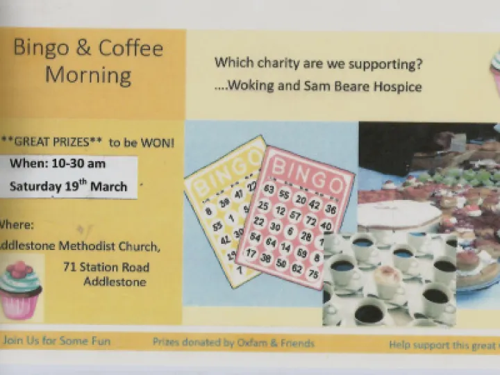 19 March Bingo & Coffee Morning &ndash; 2022