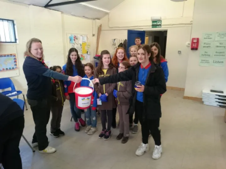 Guides and Brownies ukraine fundraiser