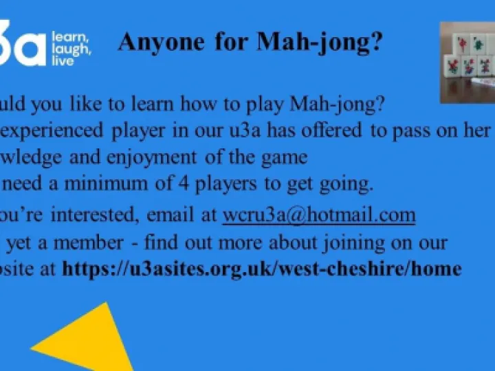 u3a Mahjong