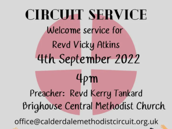 Welcome service for Revd Vicky Atkins