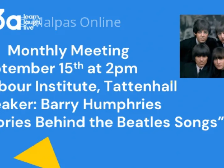 Beatles September Poster