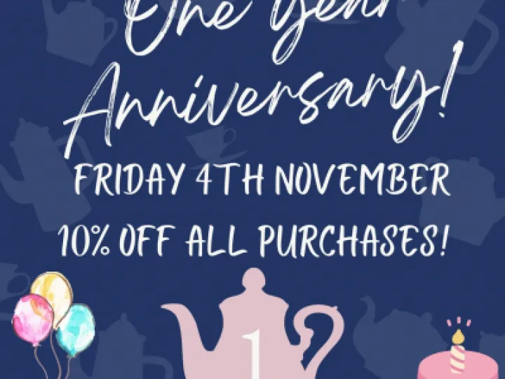 Tea Rooms anniversary