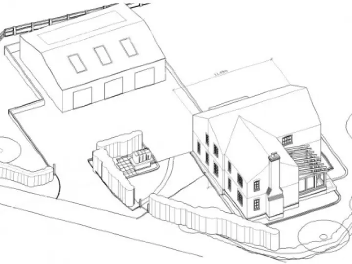 Corner cottage