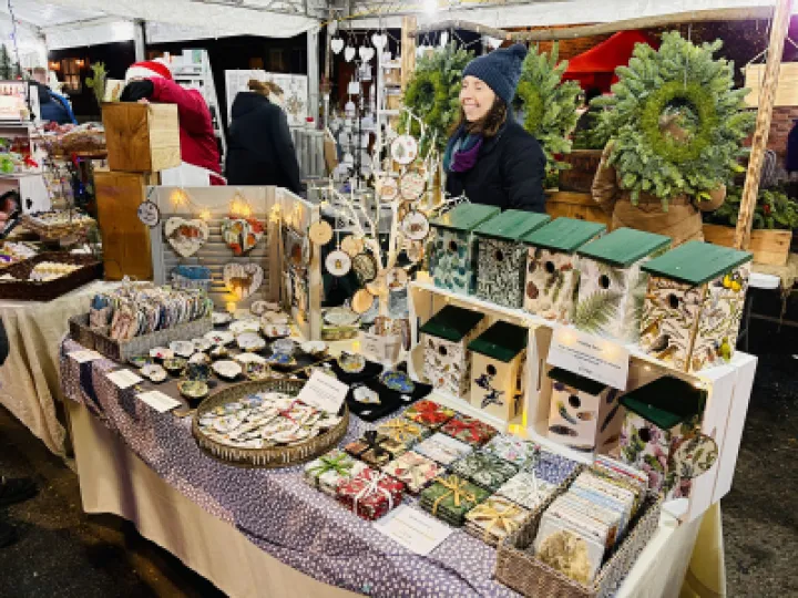 Christmas Festival 2022 Emidy Green Craft stall