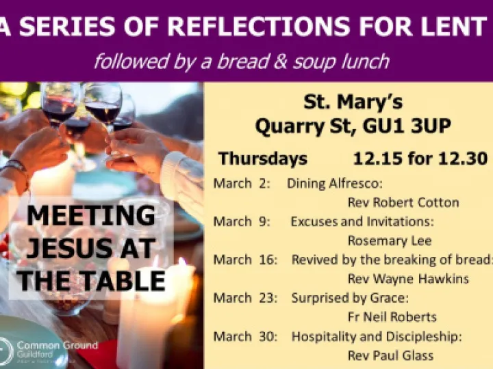 Meeting Jesus at the table