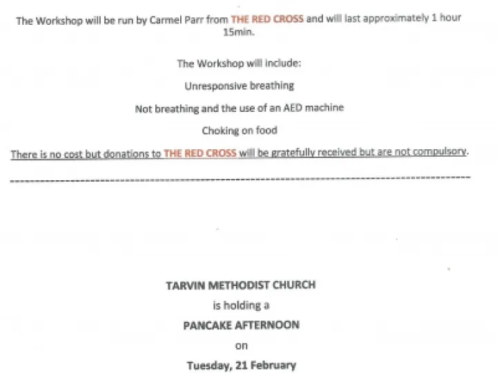 TMC First Aid and Pancake Poster PhotoScan