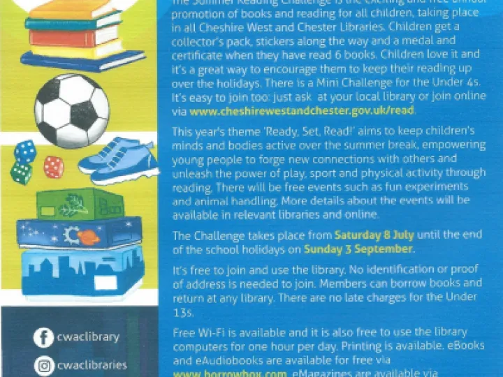 Tarvin Library Reading Challenge 2023 PhotoScan