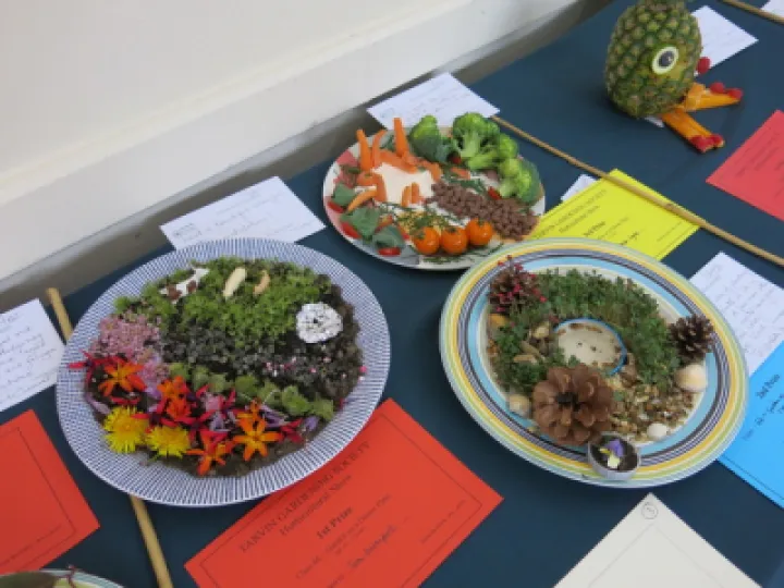 Horticultural show &ndash; Garden on a dinner plate
