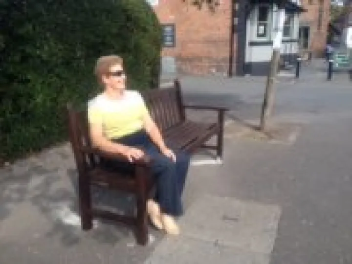 Pat on bench