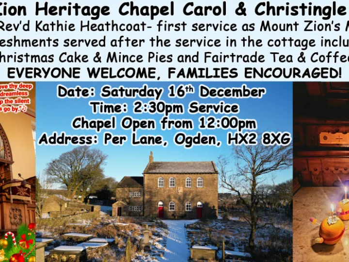 Mount Zion Carol Christingle Service 2023