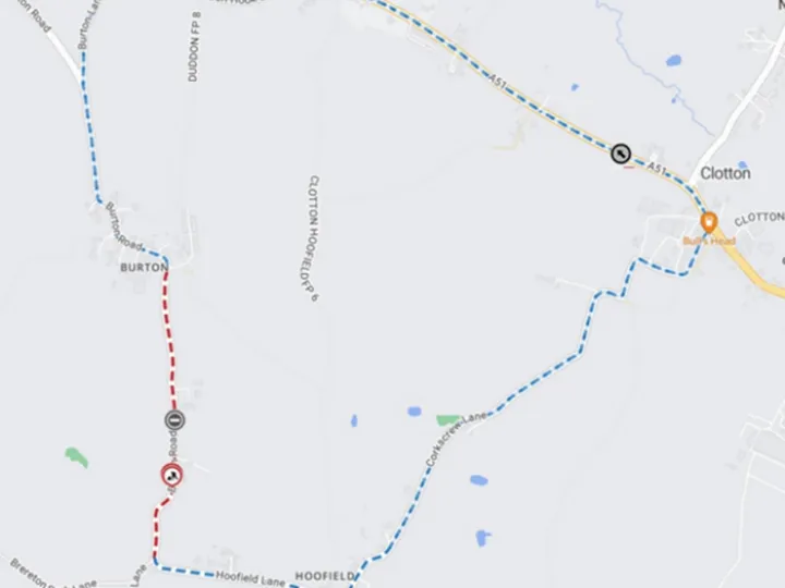 Temporary Road Closure – Burton Road, Duddon
