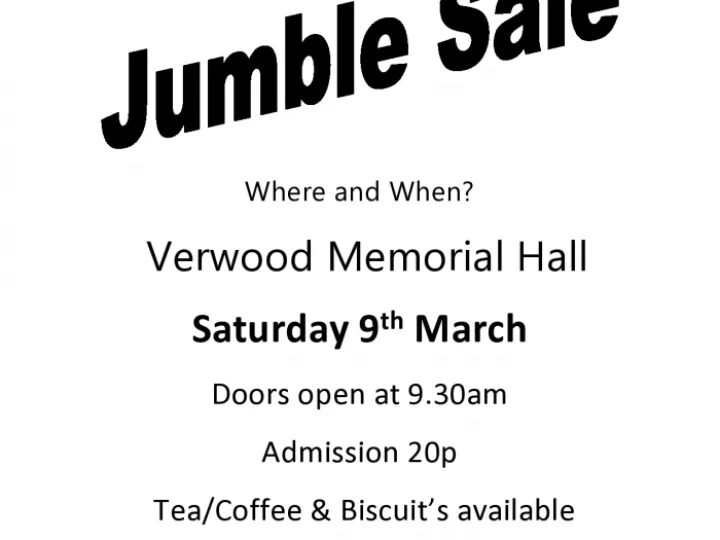Woodlands Jumble Sale March 2024