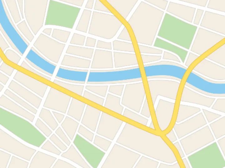 Map showing the location of Camborne, Redruth & Hayle