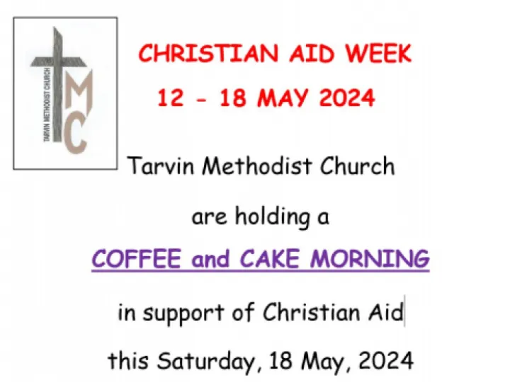 TMC Christian Aid Coffee Morning 2024