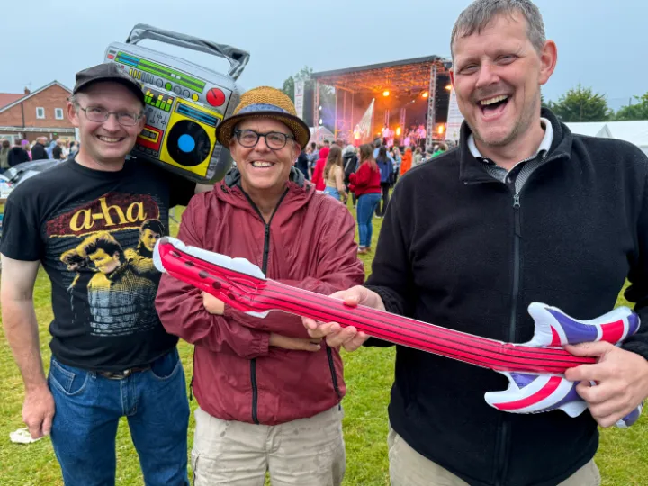 L R Chris White   Mark Ray   Andrew Feltham Enjoy