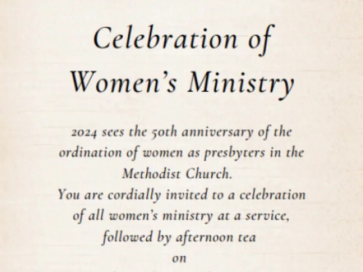 Celebrating Women's Ministry Event Sept 2024