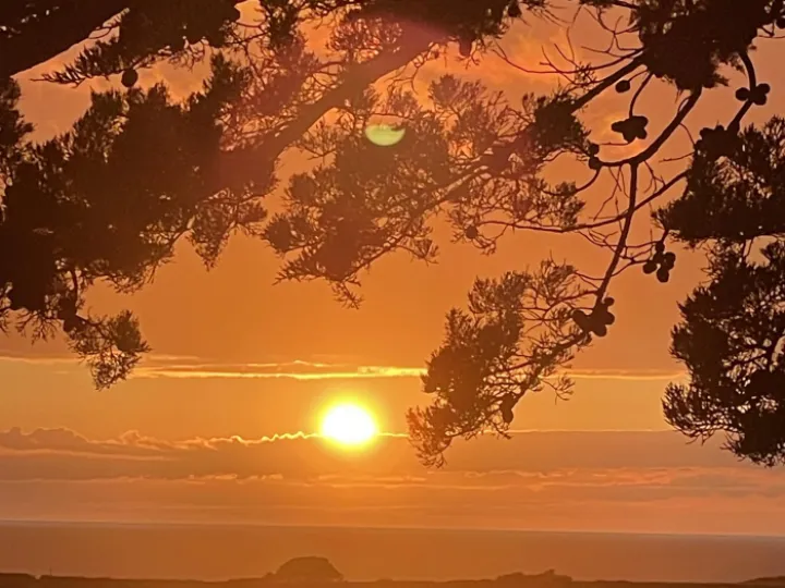Sunset over West Wales