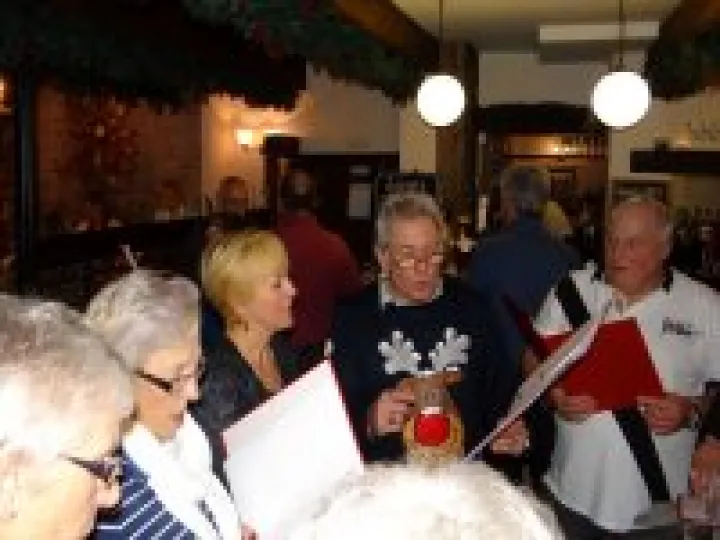Christmas singalong with the Sing for Fun group