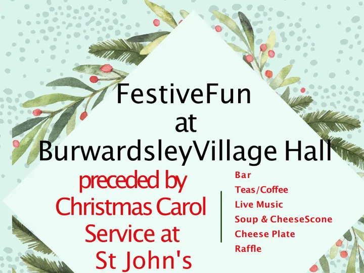 Christmas Carols Burwardsley 2024 Jpeg