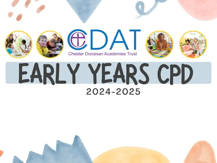 EYFS CPD 24-25